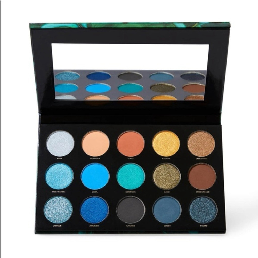 HIPDOT Eyeshadow Palette Vegan Cruelty Free Talc Free Blues Golds Mix Makeup New
